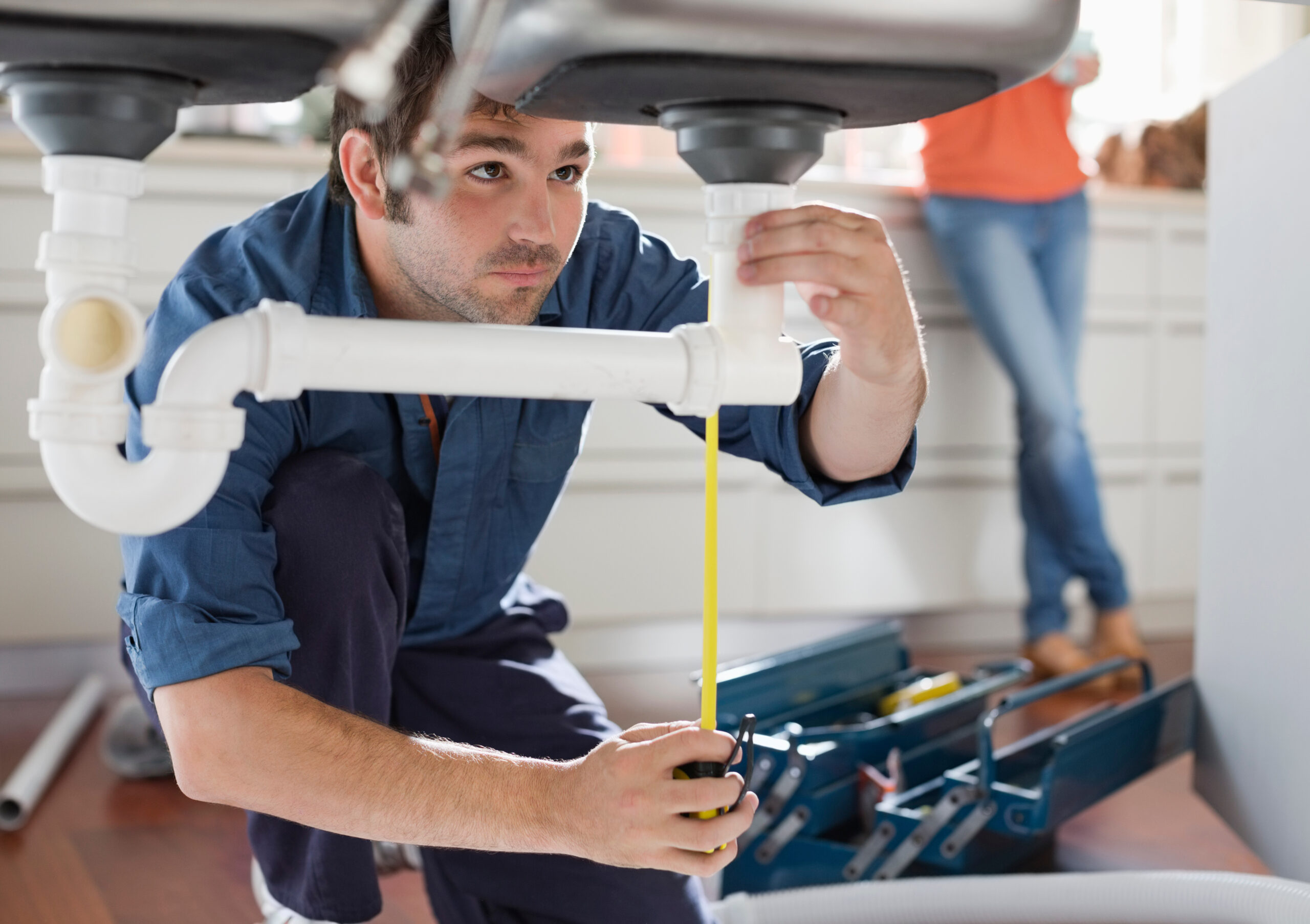 ASAP Rooter & Plumbing technician at work